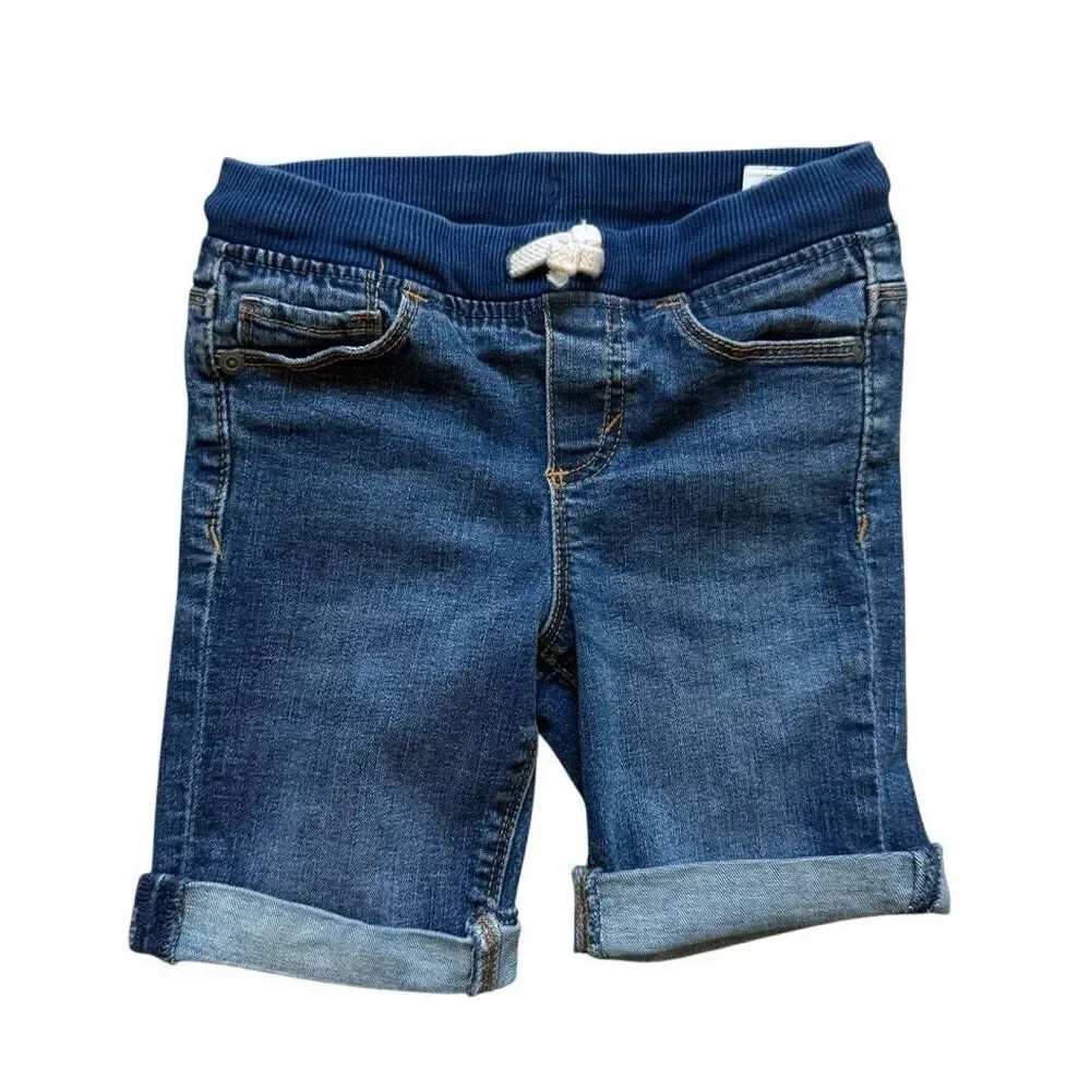 Youth Boys Old Navy Karate Slim Rib Waist Built-In Flex Max Jean Shorts - 5T